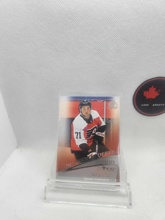 2023-24 SP Game Used Rookie Debut Tyson Foerster /499 Flyers #R-11 C19