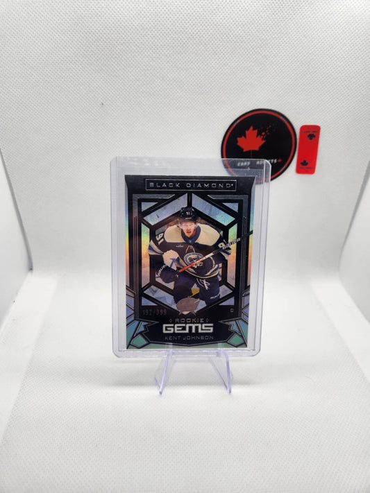 Kent Johnson Rookie Gems /399 - 2022/23 Black Diamond