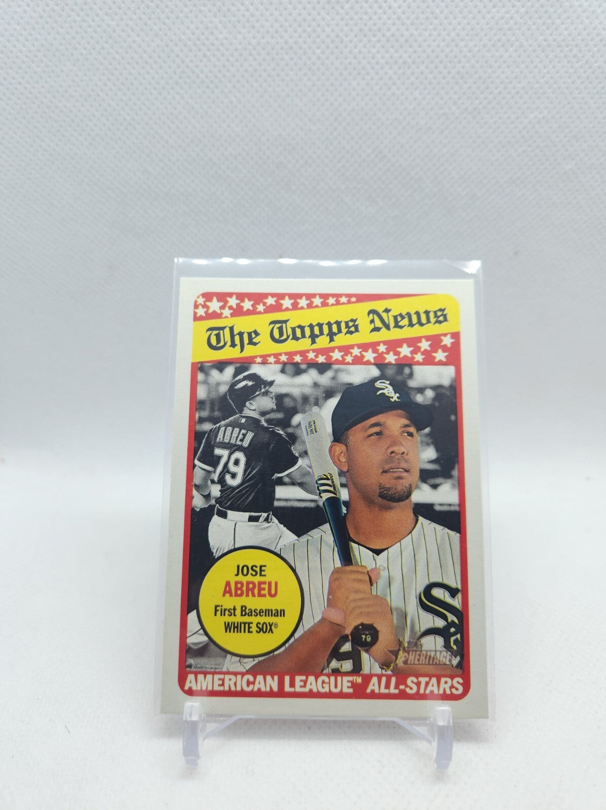 2018 Topps Heritage The Topps News Jose Abreu #377