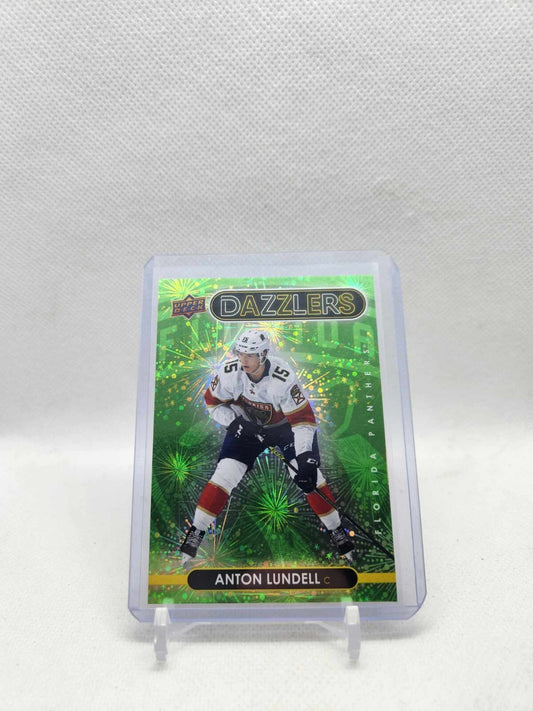 Anton Lundell 2021-22 Upper Deck Dazzlers Green #DZ-116 Florida Panthers RC