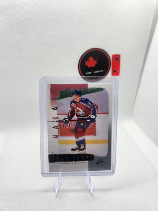 2021-22 Cale Makar Upper Deck SP Authentic Retro Base Avalanche R-2