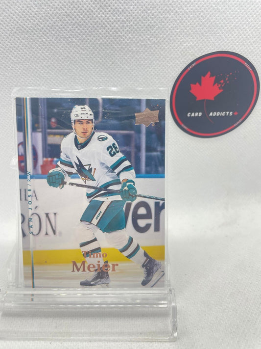 2022-23 UD Extended Series 2007-08 UD Retro Timo Meier