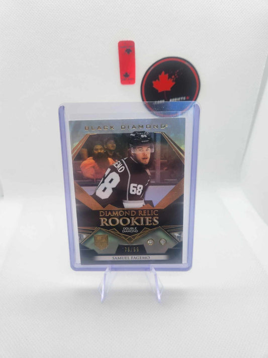 Samuel Fagemo 2022-23 Black Diamond Rookie Relic Double Diamond /99