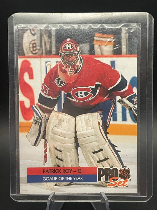 Patrick ROY 1992-93 Pro Set Goalie Of The Year #2 Montreal Canadiens