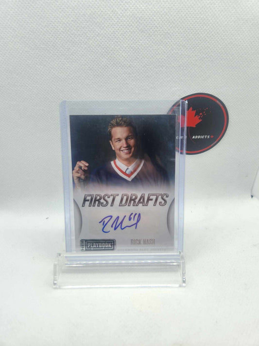 2013-14 Panini Playbook First Drafts Signatures Rick Nash #FD-RN Auto