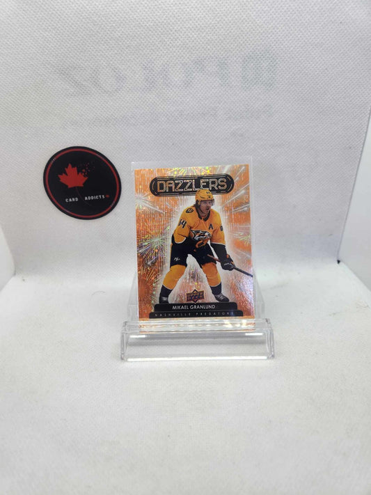 2022-23 Upper Deck Series 1 Mikael Granlund Orange dazzlers #DZ-17 Predators