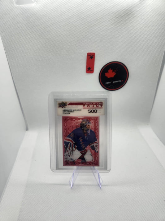 2023-24 Upper Deck Series 1: Igor Shesterkin POPULATION COUNT 500 #PC-20