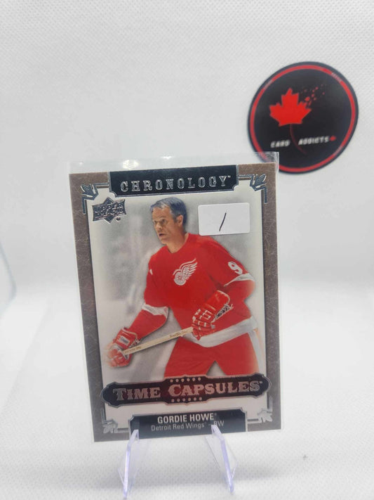 2019-20 Gordie Howe Upper Deck Chronology Time Capsule *OPENED* Wings Detroit