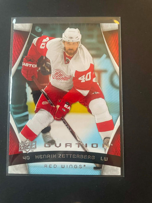 2009-10 Upper Deck Ovation Hockey 45 Henrik Zetterberg REF I