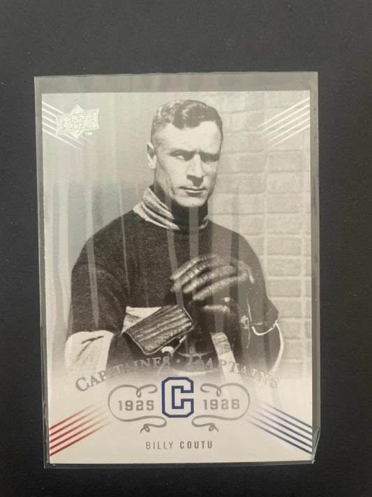 08 Upper Deck Canadiens Centennial Billy Coutu Captains #206  REF I