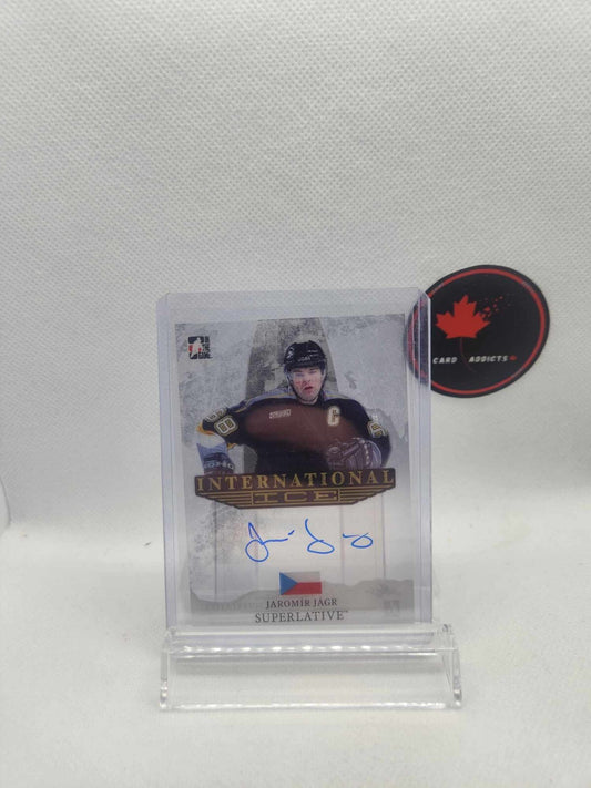 2015 ITG Leaf Superlative International Ice Autograph Jaromir Jagr Auto WOW
