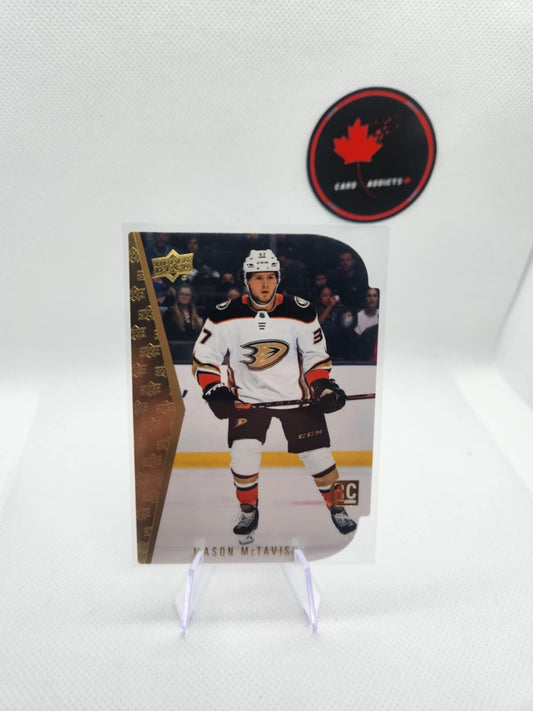 Mason McTavish Rookie Die Cut Upper Deck 2021-22 Series 2 Anaheim Ducks