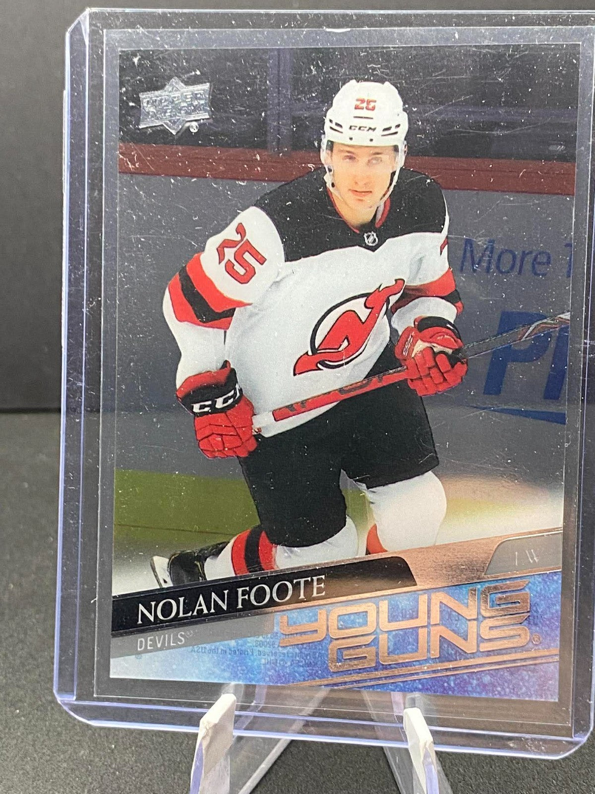2020-21 Upper Deck Young Guns Clear Cut Nolan Foote RC YG Devils