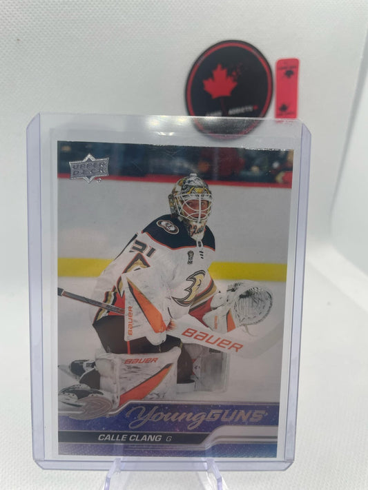 2023-24 Upper Deck Extended Series Young Guns Calle Clang #709