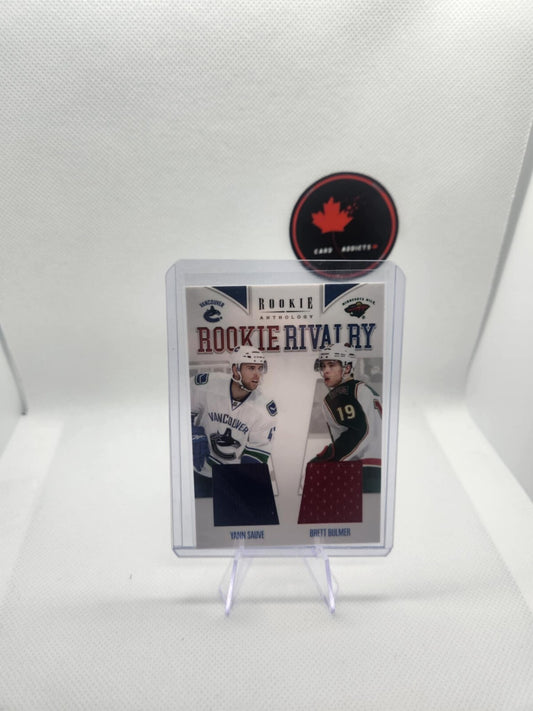 SAUVE / BULMER 2011-12 ROOKIE ANTHOLOGY ROOKIE RIVALRY #26 CANUCKS / WILD
