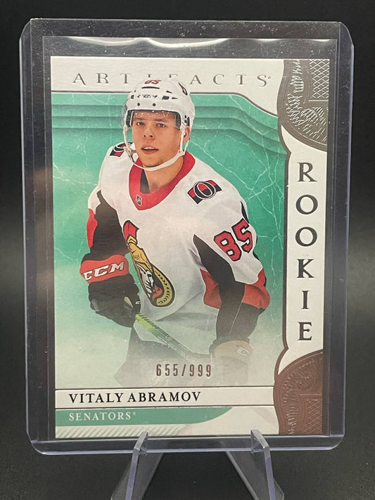 2019-20 Upper Deck Artifacts /999 Vitaly Abramov #175 Rookie RC