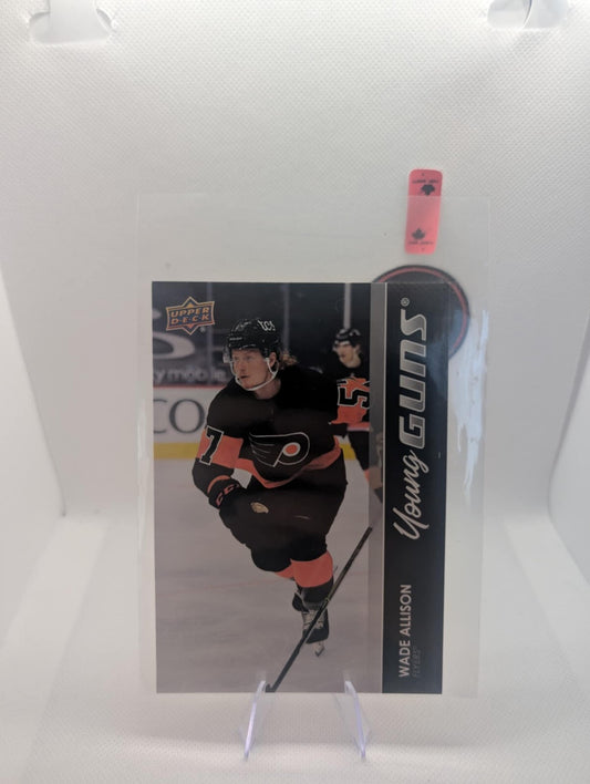 2021-22 upper deck hockey series 1 No. 209 Wade Allison Young Guns RC jumbo