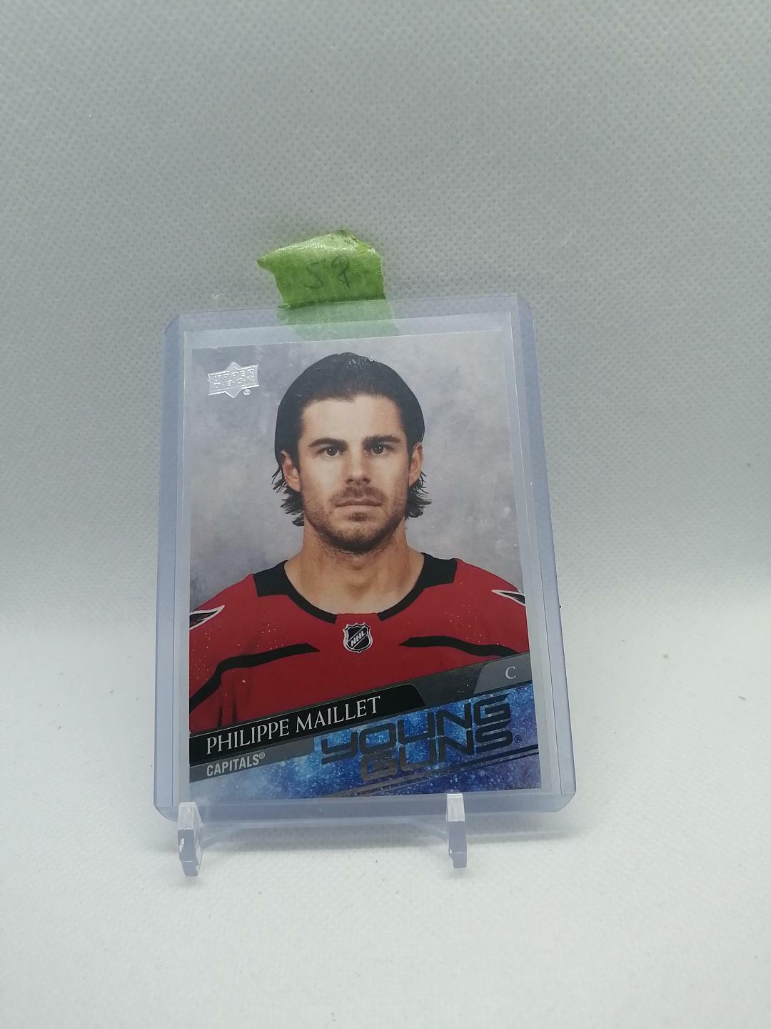 20/21 UD SERIES 2 PHILIPPE MAILLET YOUNG GUNS RC SP ROOKIE #486