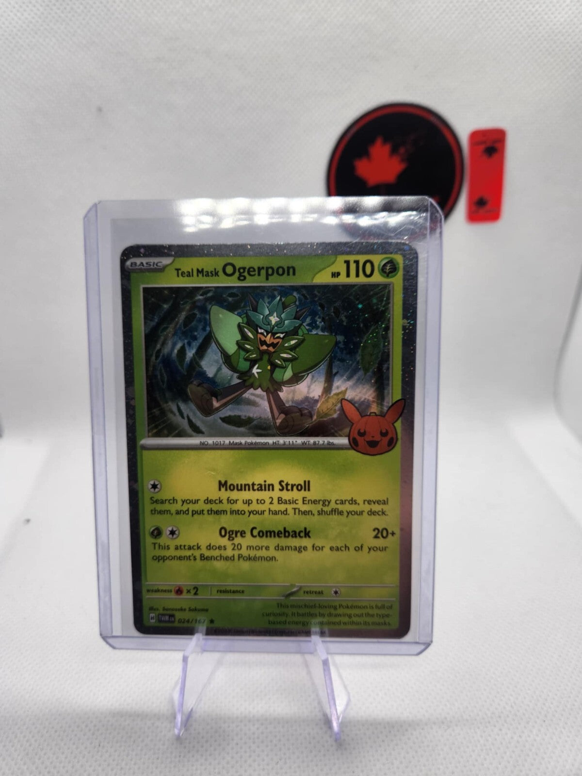 Teal Mask Ogerpon 024/167 | Halloween Promo Holo | Pokemon