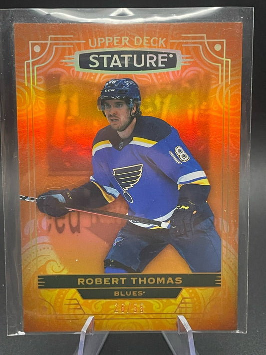 2022-23 Upper Deck Stature Robert Thomas Orange /55 #63