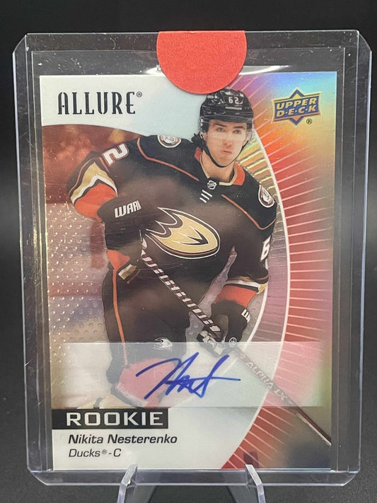 Allure 2023-24 Nikita Nesterenko Rookie Red Rainbow Auto