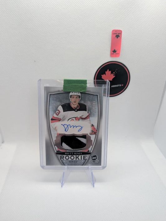 2018-19 Upper Deck The Cup AUTO PATCH Brett Seney Rookie Auto /249 New Jersey