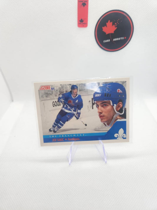 1991 SCORE THE FRANCHISE JOE SAKIC NORDICS 366