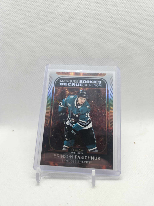 2021-22 O-Pee-Chee Platinum Hockey Hot Magma #245 Brinson Pasichnuk /499