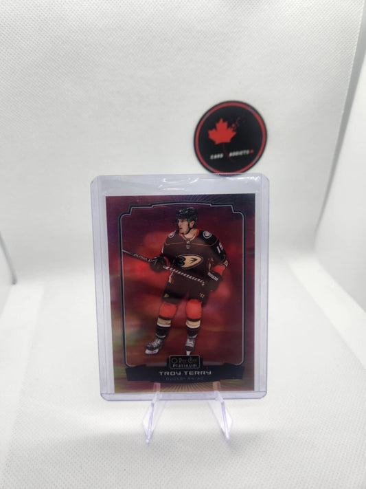 2022-23 O-Pee-Chee OPC Platinum Hockey Troy Terry Sunset Anaheim Ducks #81