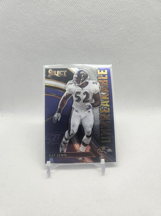 2020 Panini Select RAY LEWIS Unbreakable insert #U14 Baltimore Ravens