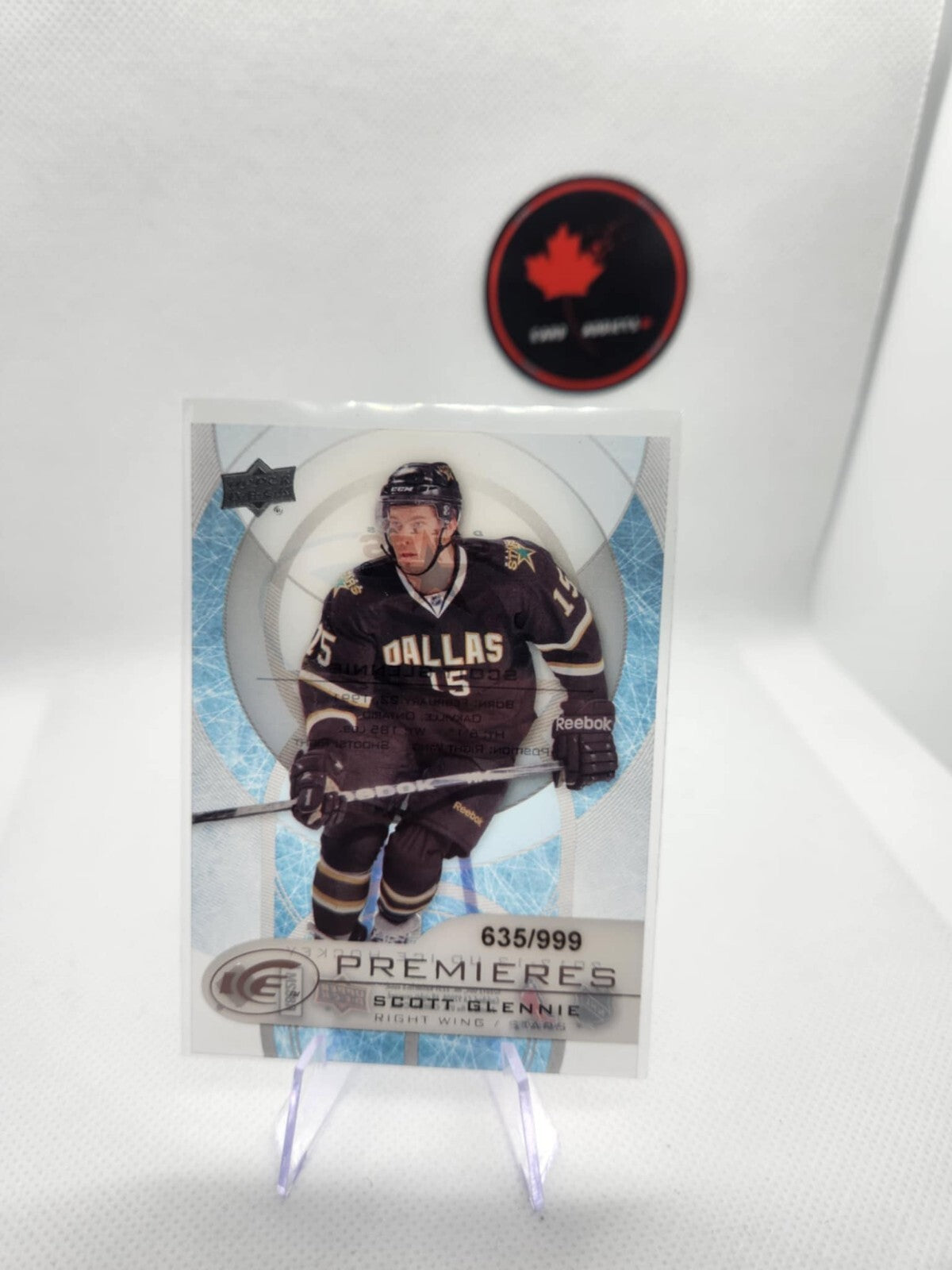 2012-13 Upper Deck Ice Premieres #36 Scott Glennie RC #/999 Dallas Stars