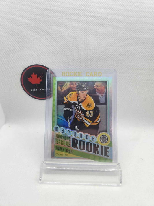 2012-13 12-13 O-Pee-Chee Hockey #555 Torey Krug Marquee RC Rookie Silver