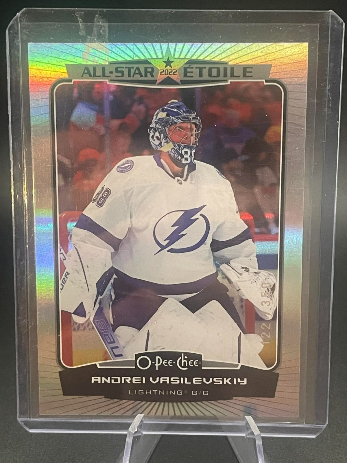 Andrei Vasilevskiy 2022-23 O-Pee-Chee Rainbow All-Star /350 #522 Tampa Bay