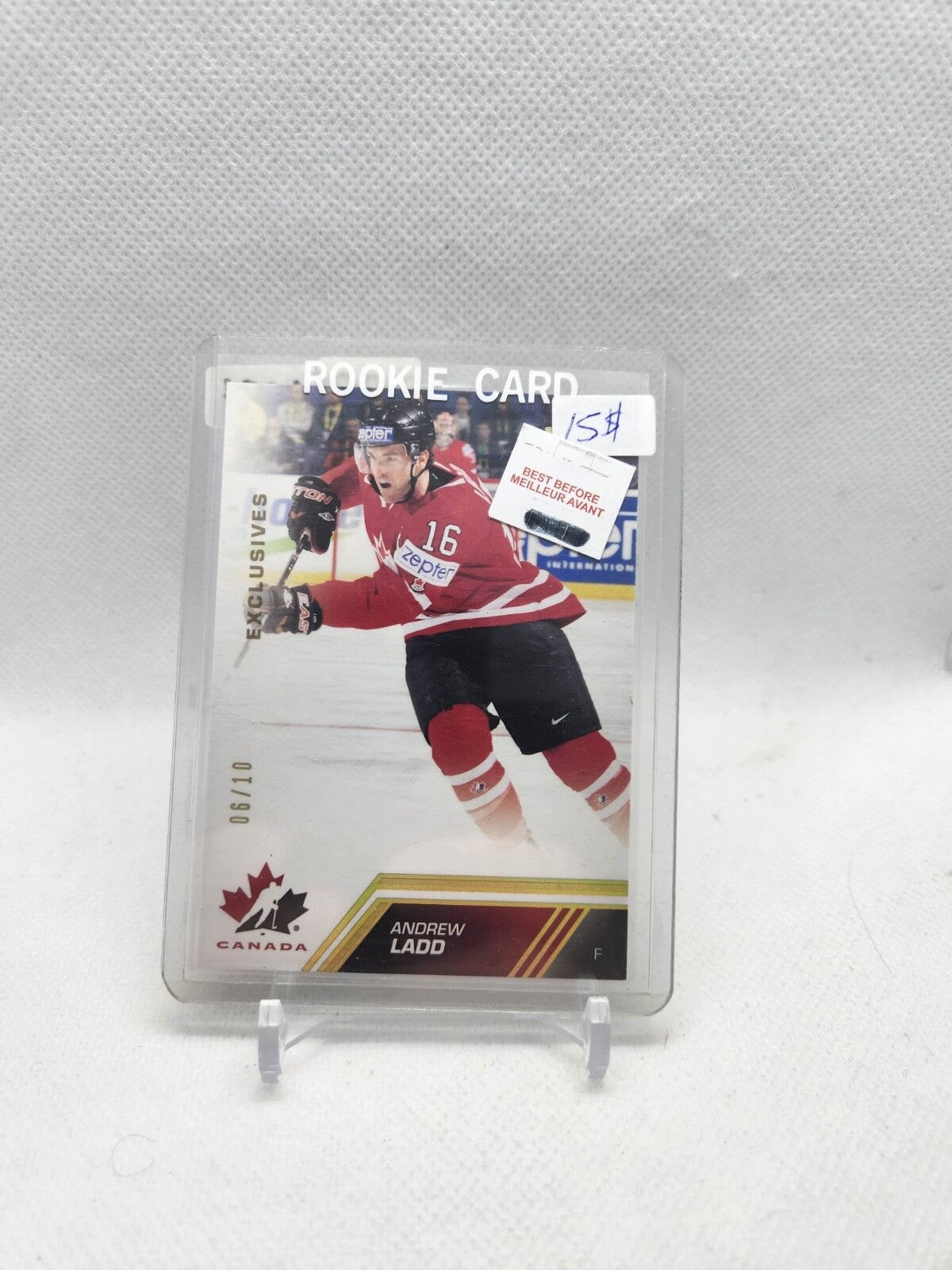13-14 Team Canada Andrew Ladd /10 UD Exclusives Upper Deck 2013