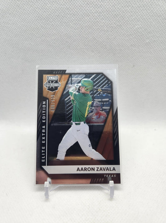 2021 Elite Extra Edition #38 Aaron Zavala /999
