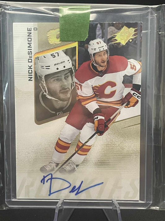 2022-23 SPx Rookies Auto Nick DeSimone #196 Rookie Auto RC