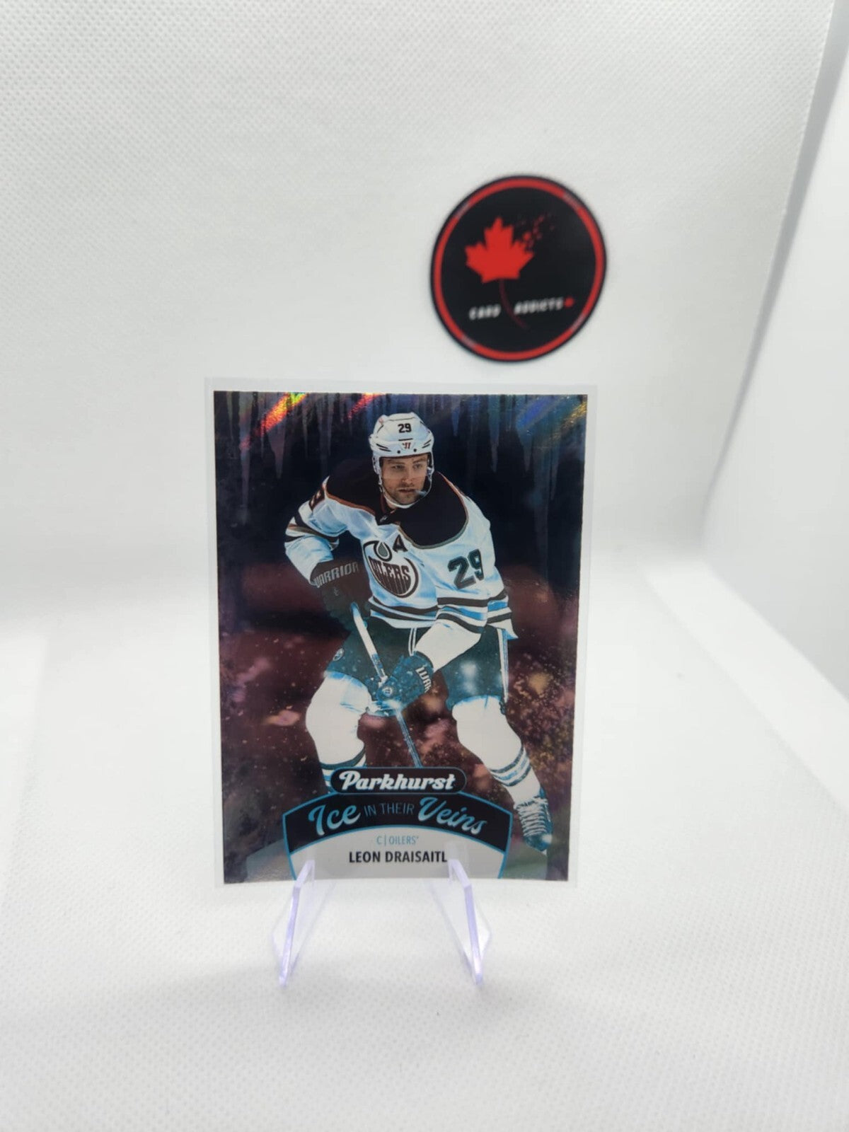 2021-22 Parkhurst Ice In Their Veins #IV-5 Leon Draisaitl Edmonton Oilers Insert