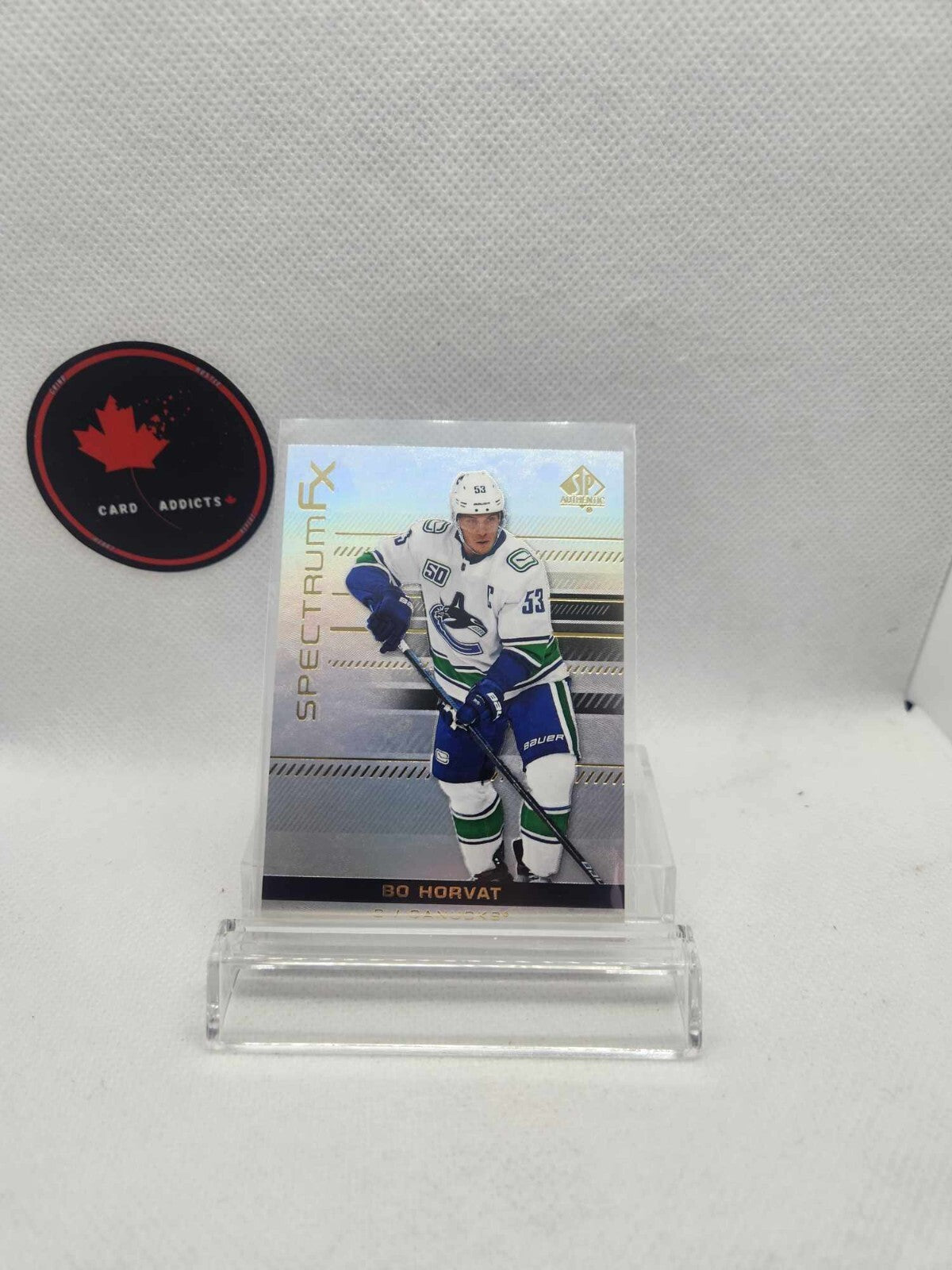 2019-20 Upper Deck SP Authentic Spectrum FX Bo Horvat #S-12 Vancouver Canucks