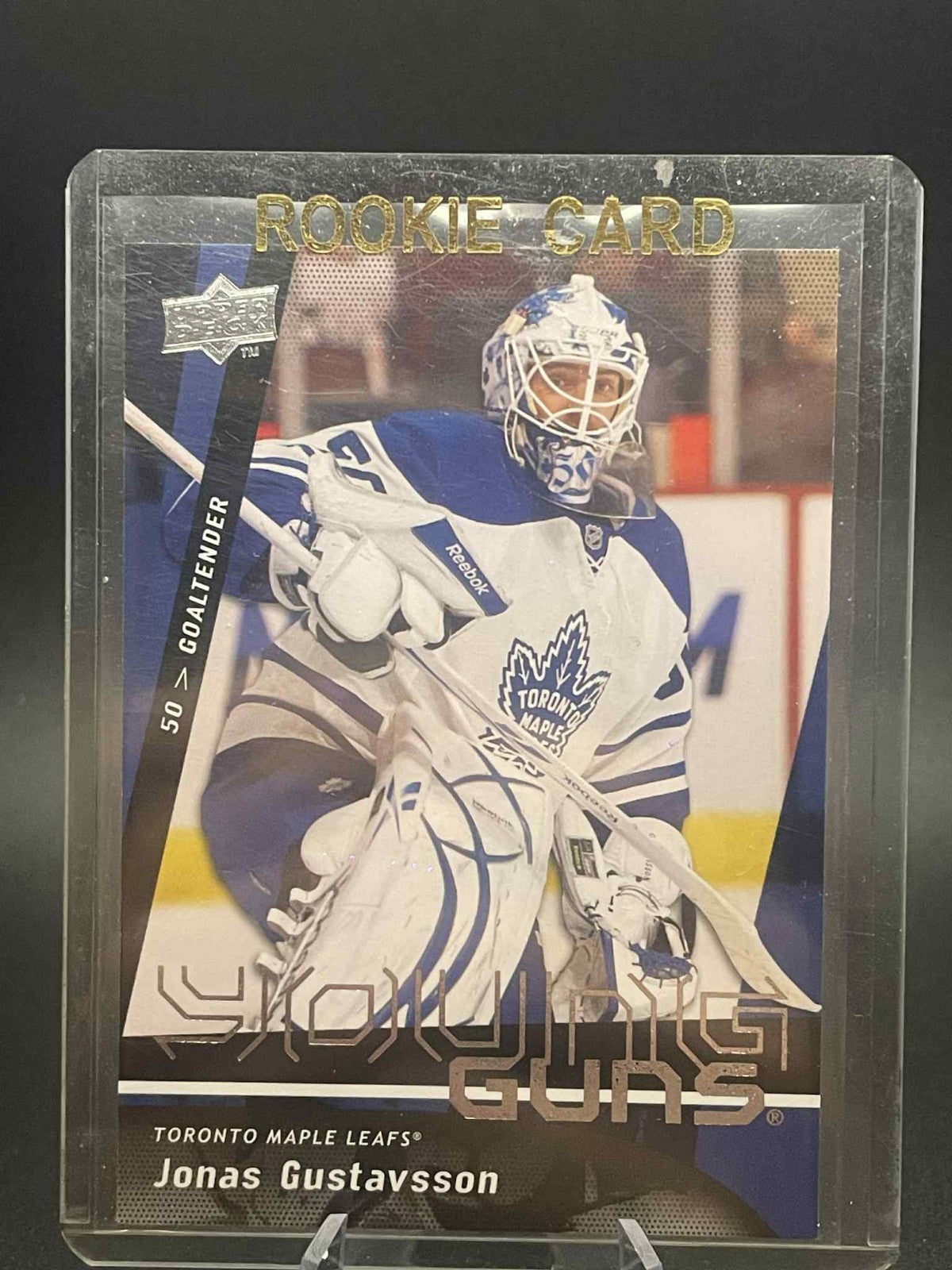 2009-10 Upper Deck Series 2 Hockey JONAS GUSTAVSSON #490 Young Guns Rookie