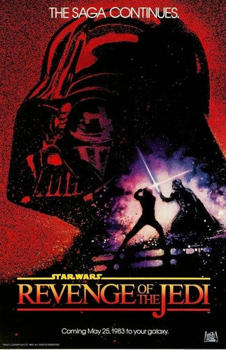 Star Wars Movie Poster 11x17 Revenge Of The Jedi