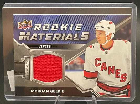 2020-21 Upper Deck Morgan Geekie Rookie Materials Jersey #RM-MG