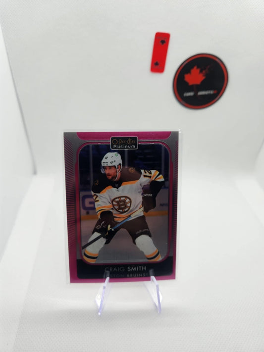 2021-22 O-Pee-Chee Platinum Matte Pink Craig Smith