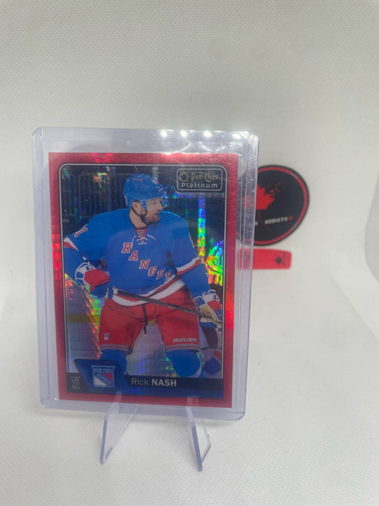 2016-17 Platinum Red Prism #82 Rick Nash NY Rangers /199