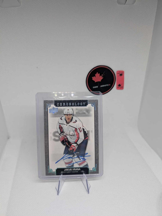 2019-20 Upper Deck Chronology Franchise History Auto Jakub Vrana #FH-WA-JV Auto