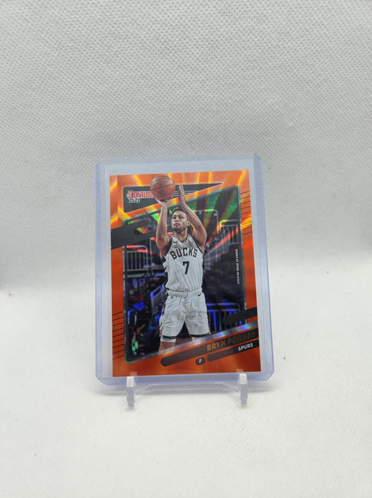 2021-22 Donruss Orange Holo Laser Bryn Forbes San Antonio Spurs #66
