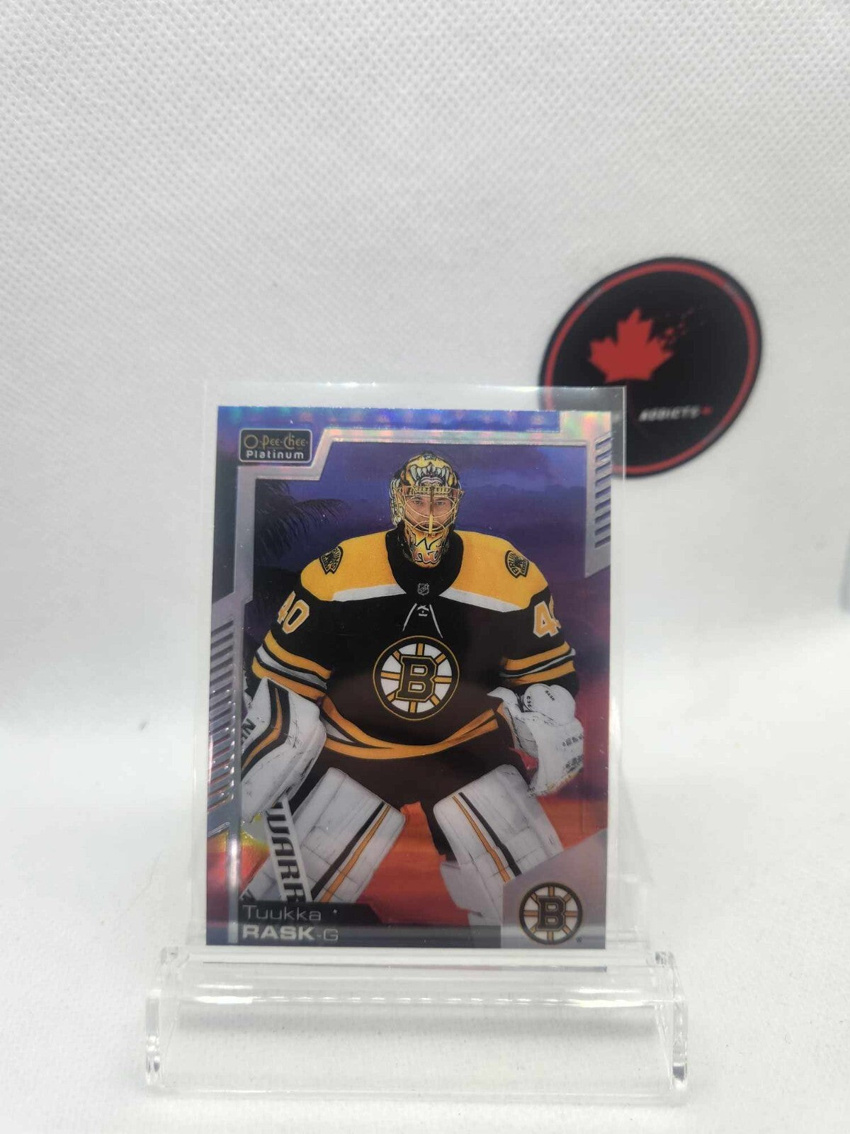 2020-21 O-PEE-CHEE PLATINUM TUUKKA RASK #34 SUNSET