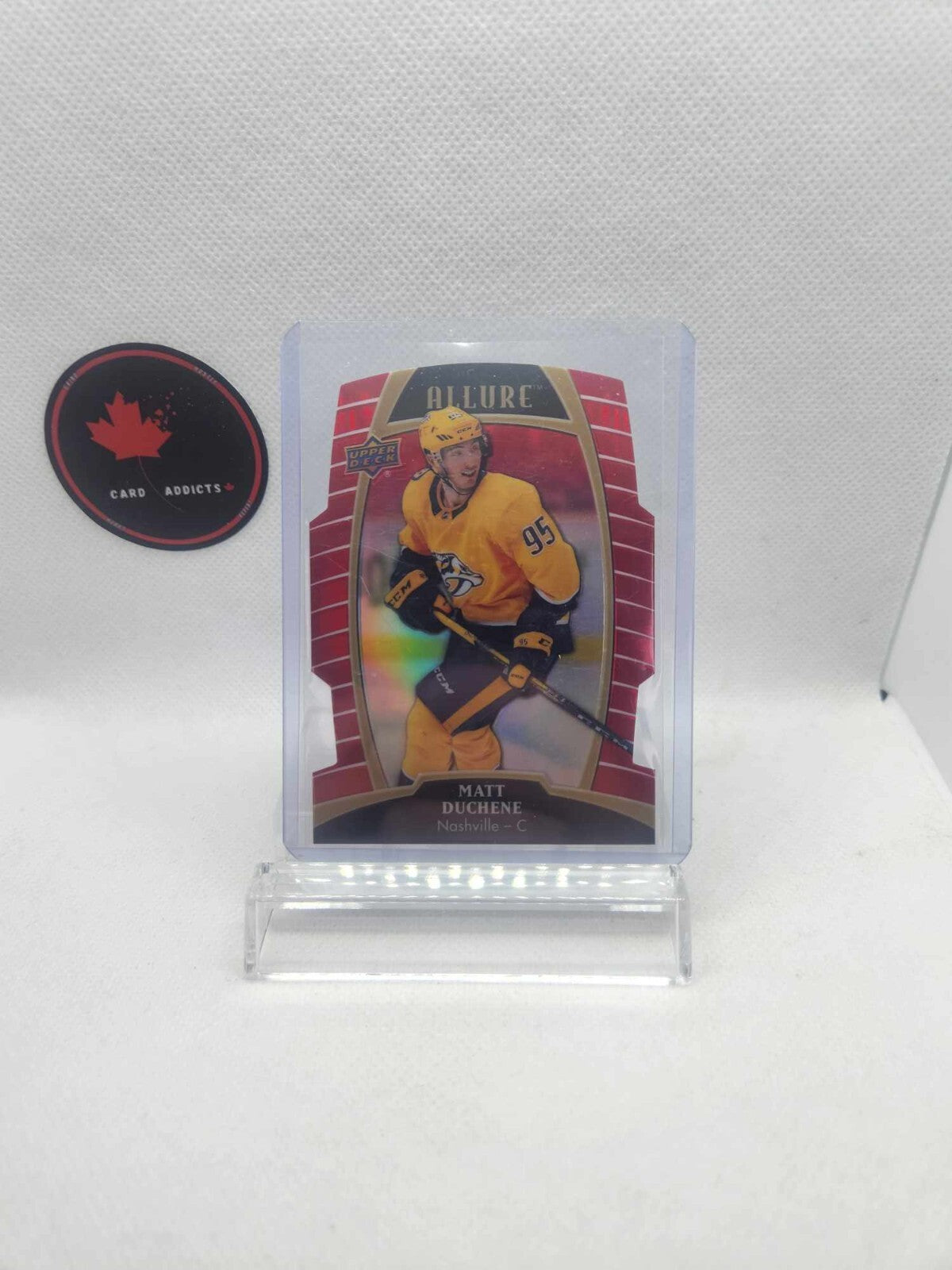 2019-20 UPPER DECK ALLURE RED RAINBOW MATT DUCHENE NASHVILLE PREDATORS #23