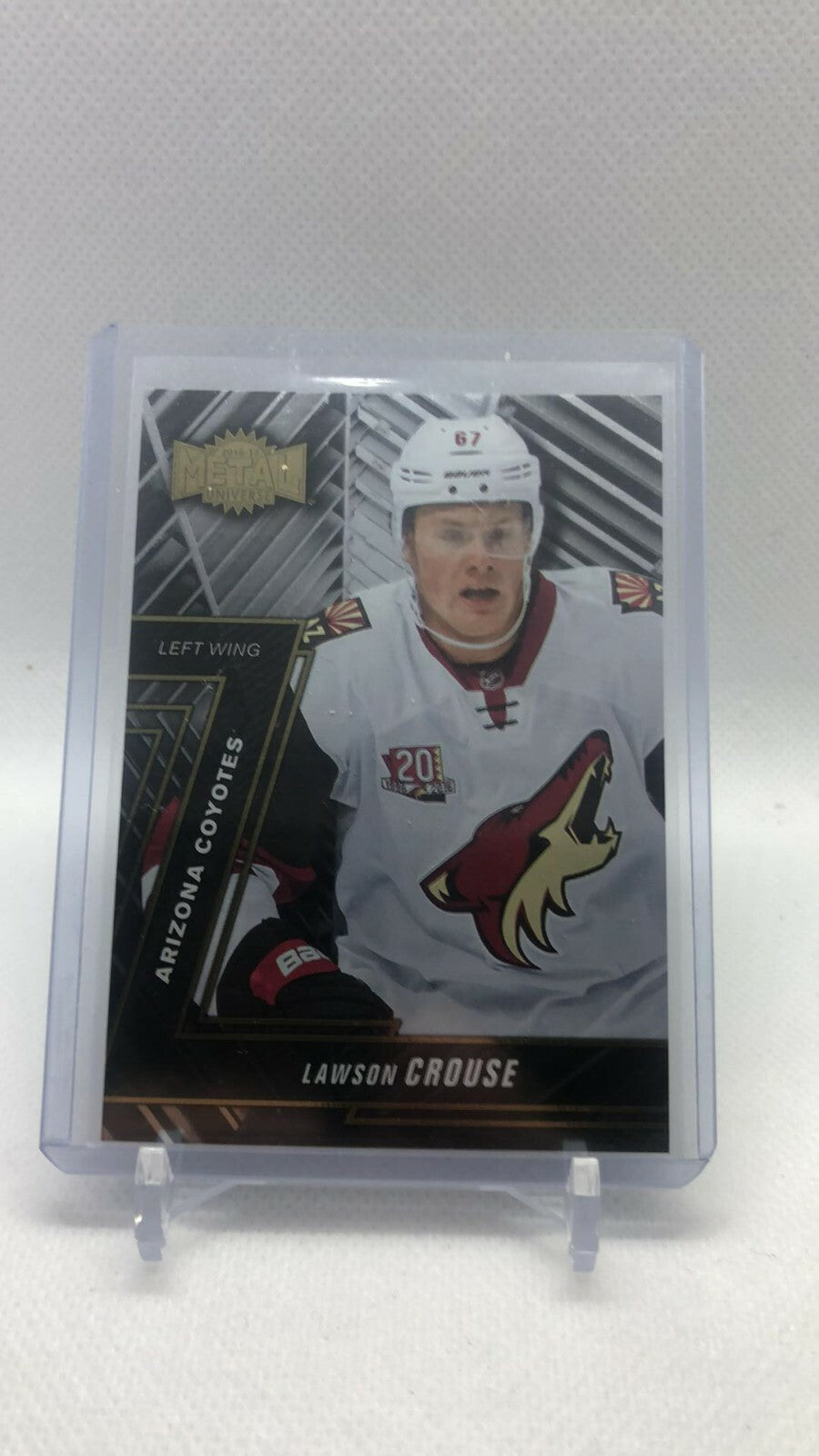 2016-17 Fleer Showcase Metal Universe LAWSON CROUSE #MU-39 ROOKIE!!