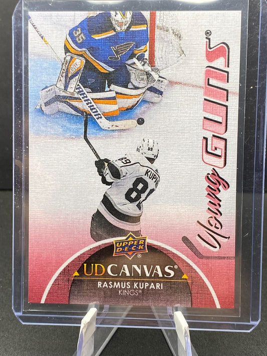 2021-22 Upper Deck UD Canvas Young Guns Rasmus Kupari Rookie Los Angeles Kings