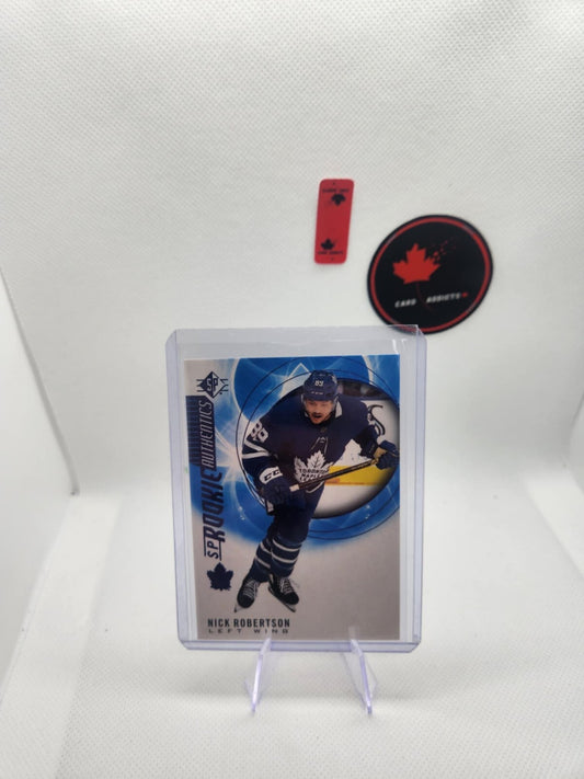 2020-21 Upper Deck SP Rookie Authentics Nick Robertson - Blue #118